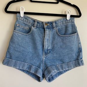 American Apparel Jean Shorts